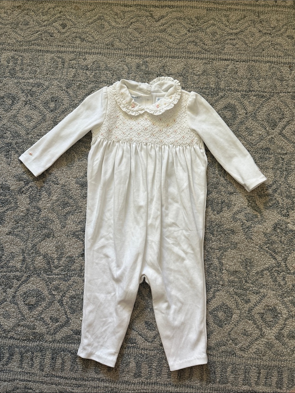 Ralph Lauren hand smocked romper size 9 mo